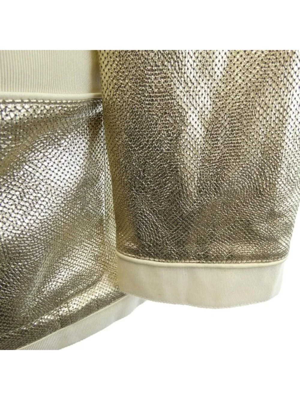 Chanel Collarless Jacket Gold